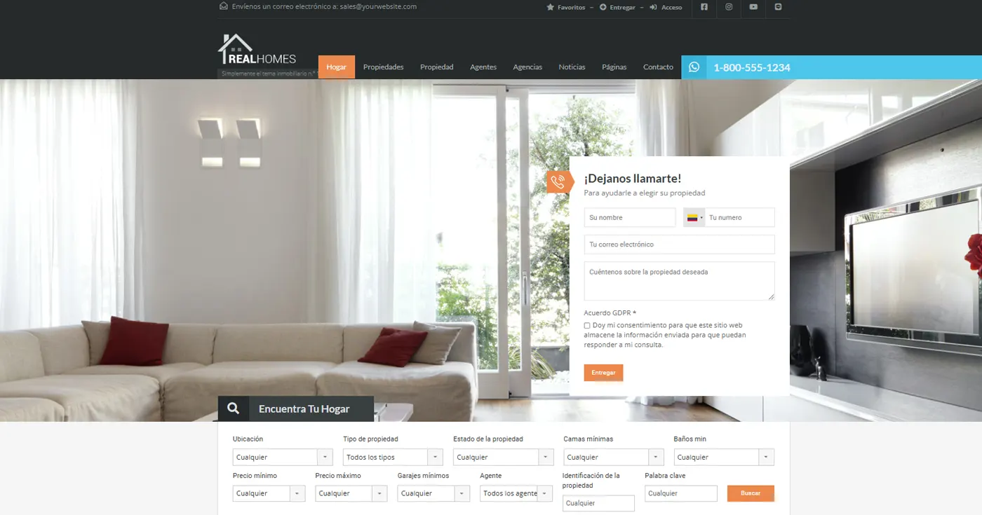 Páginas Web para Inmobiliarias